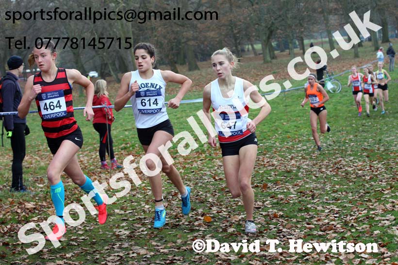 Womens under-17s and junior British Athletics Liverpool Cross Challenge, Sefton Park, Liverpool. Photo:  David T. Hewitson/Sports for All Pics